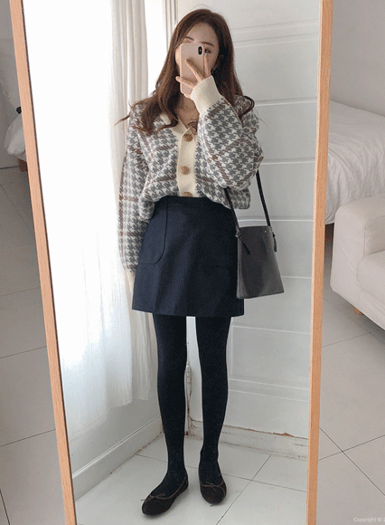 무드미니 , skirt (wool 50%)
