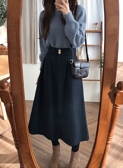 데이버튼 skirt (wool 30%)