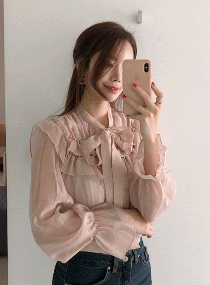 하이레이디 blouse (tencel 70%)