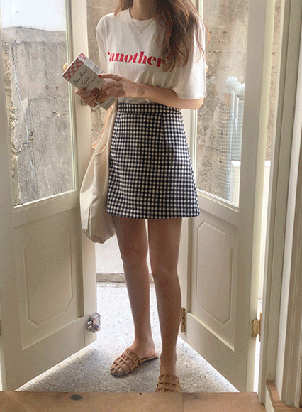 비앙체크 skirt