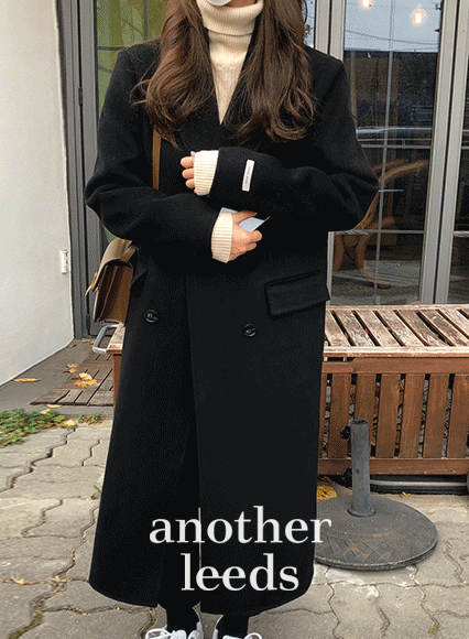 [another leeds] 테일러드 더블 handmade coat (wool 90%)
