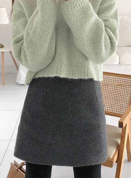 브렌 울 skirt (wool 90%)