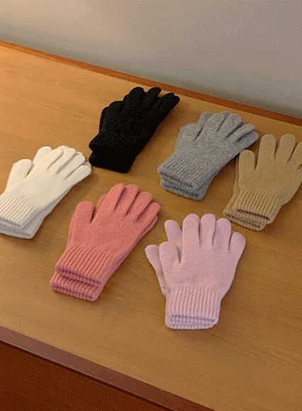 769 컬러 gloves (wool 70%)