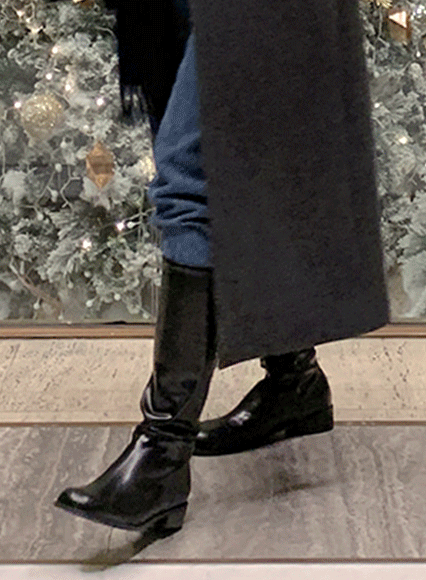 레더온 long boots (3.5cm)