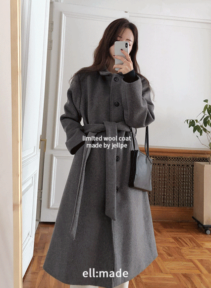 [another leeds] 로제 coat (wool 70%)