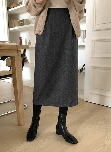 블러밍 skirt (wool 40%)
