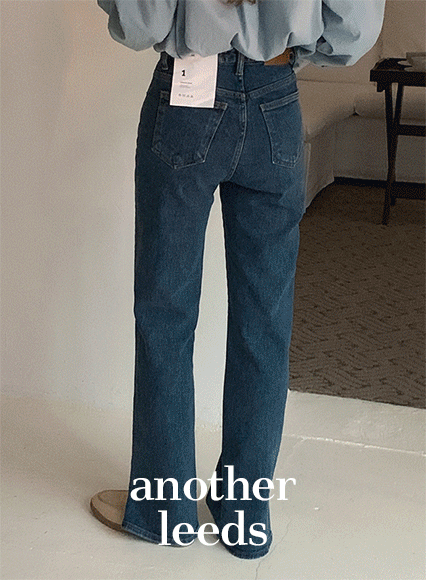 [another leeds] 프렌치 시리즈 슬린 기모 pants